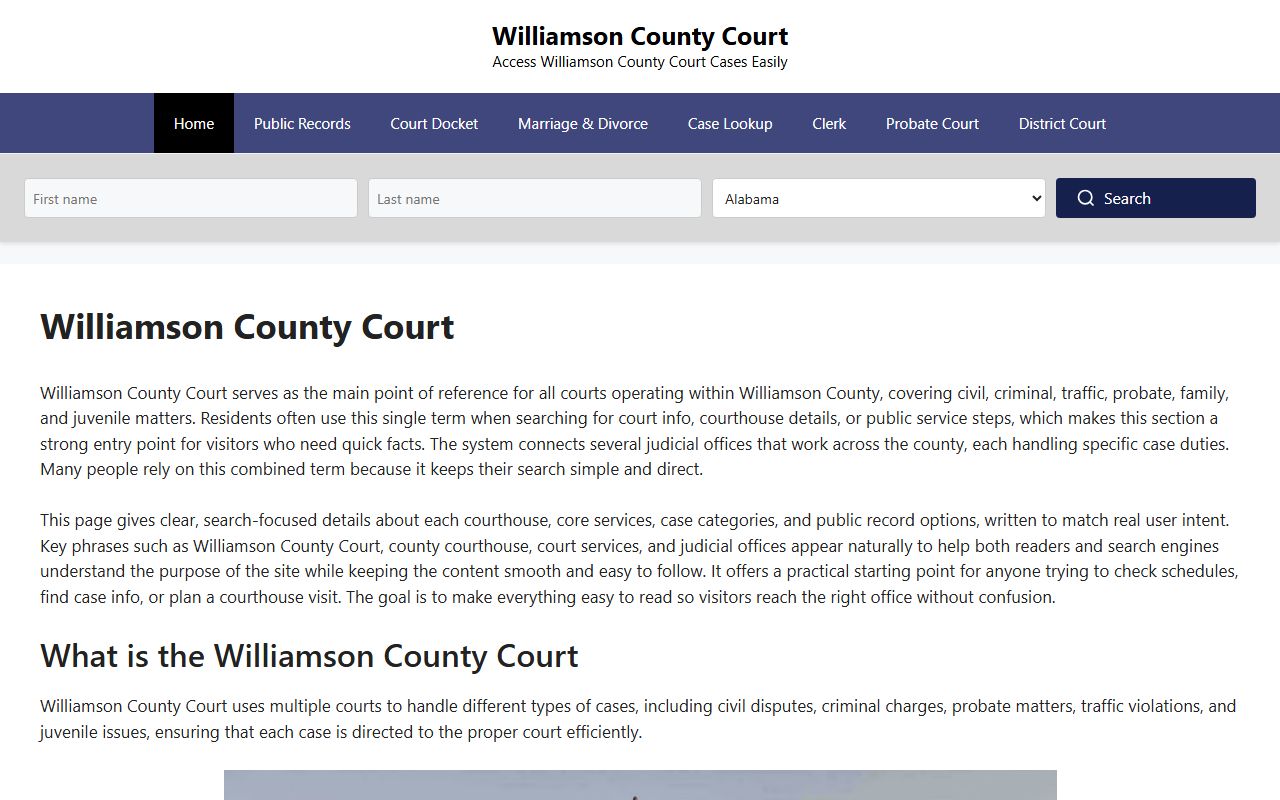 Brentwood DUI records from Williamson County courts