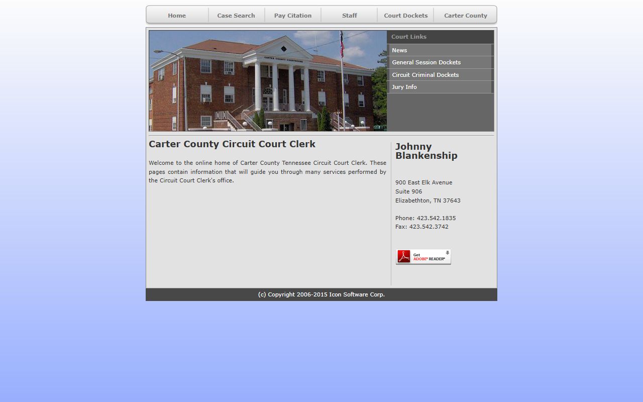 Carter County DUI Records from the circuit court clerk