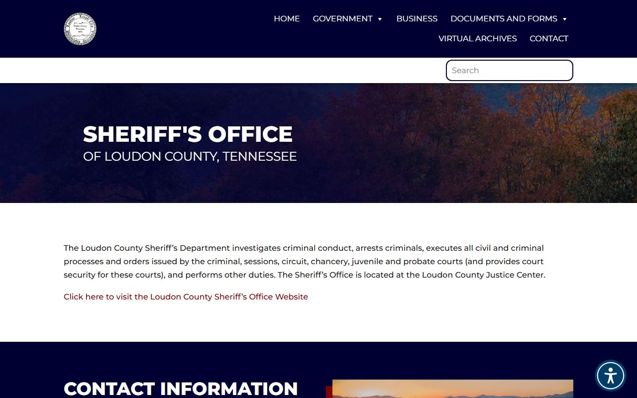Loudon County DUI Records search at Loudon County Sheriff's Office