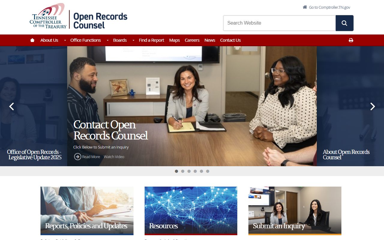 Tennessee DUI Records open records counsel resource