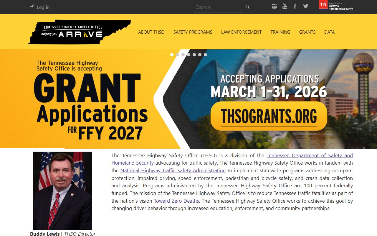 Tennessee DUI Records highway safety office data resources